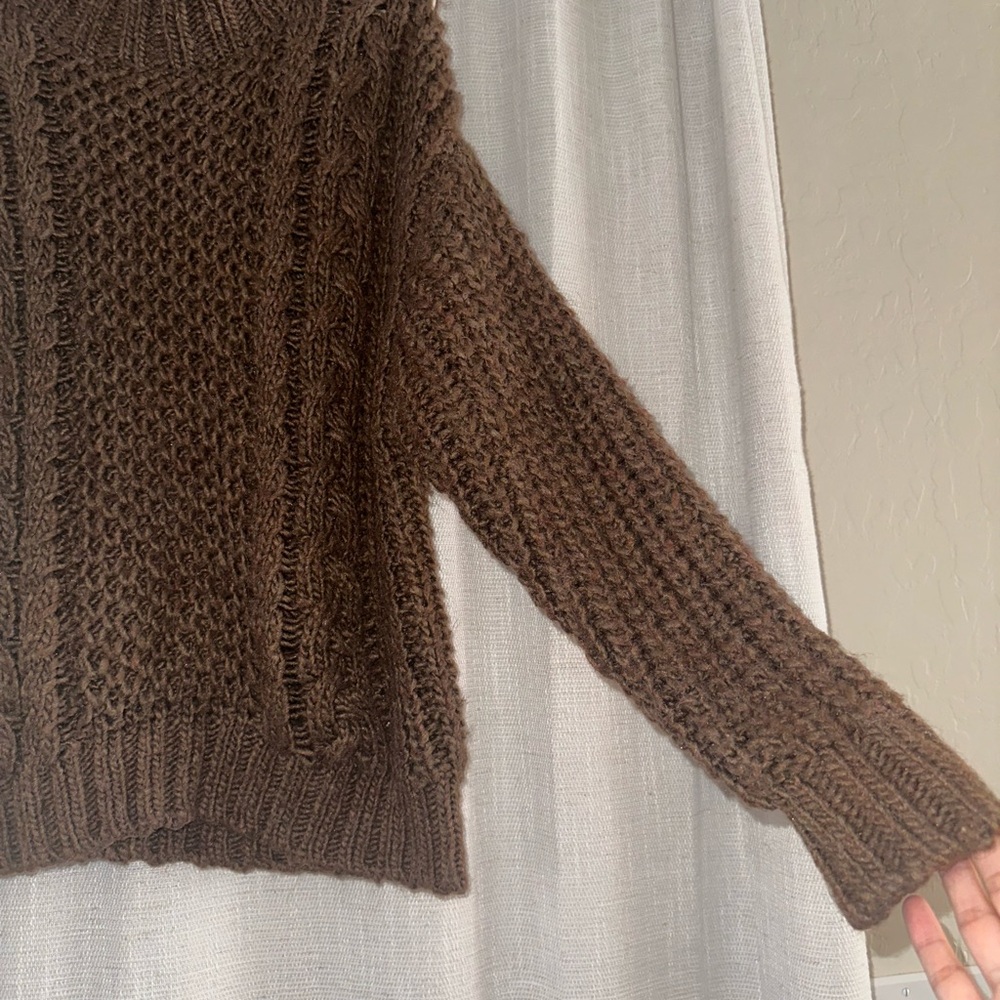 Universal Thread Textured Brown Sweater - image 3